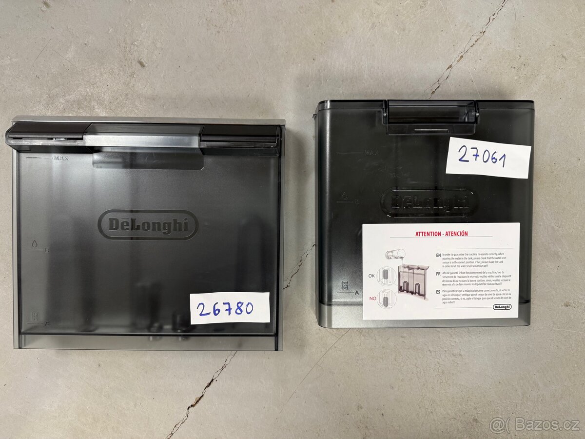 Zásobníky na vodu kávovaru De'Longhi