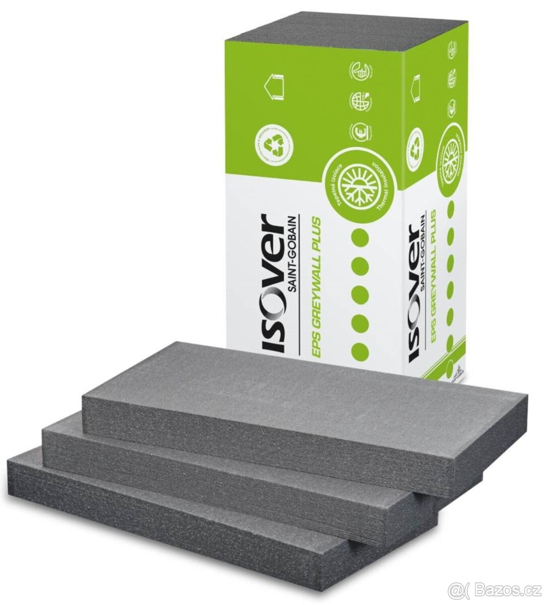 2 balení Isover EPS GreyWall Plus, tloušťka 100 mm