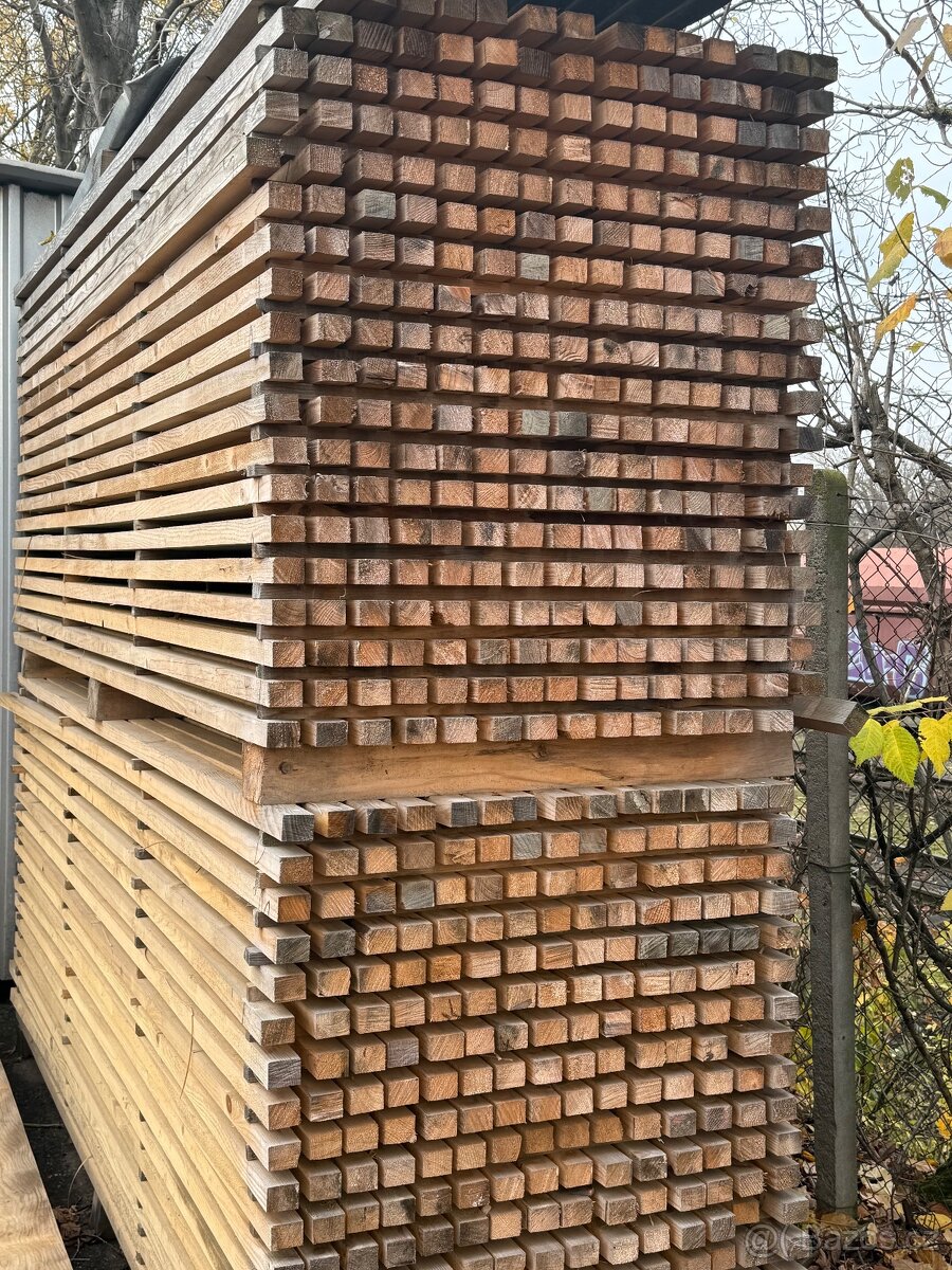 Střešní latě 5x4 - 3m