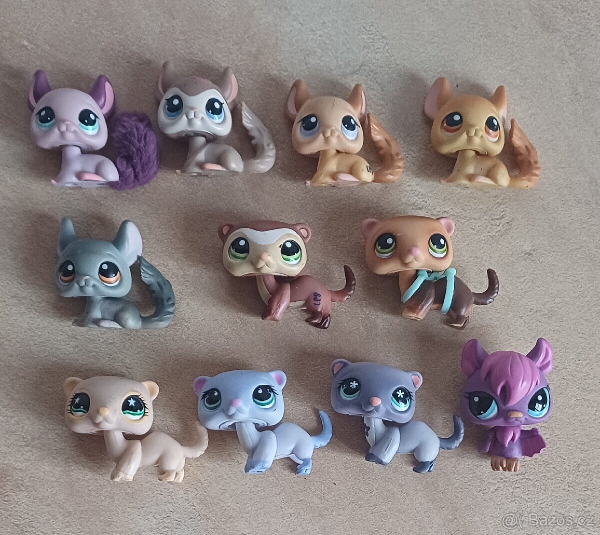 Lps littlest petshop činčila fretka Netopyr