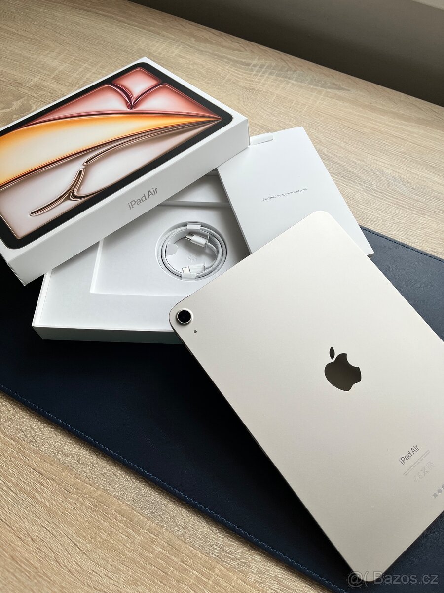 Apple iPad Air (M2) 11" 128GB Wi-Fi hvězdně bílý (2024)