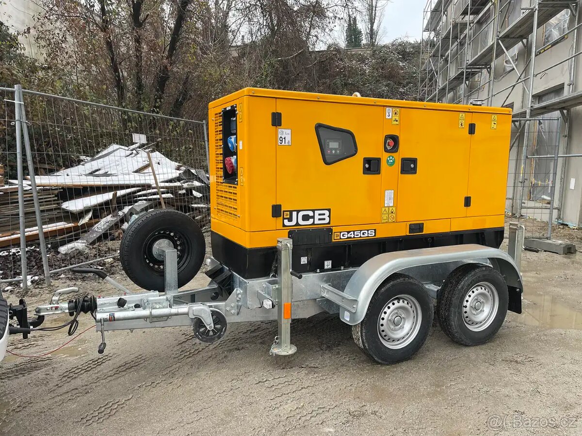 Elektrocentrála JCB 45 kVA - půjčovna