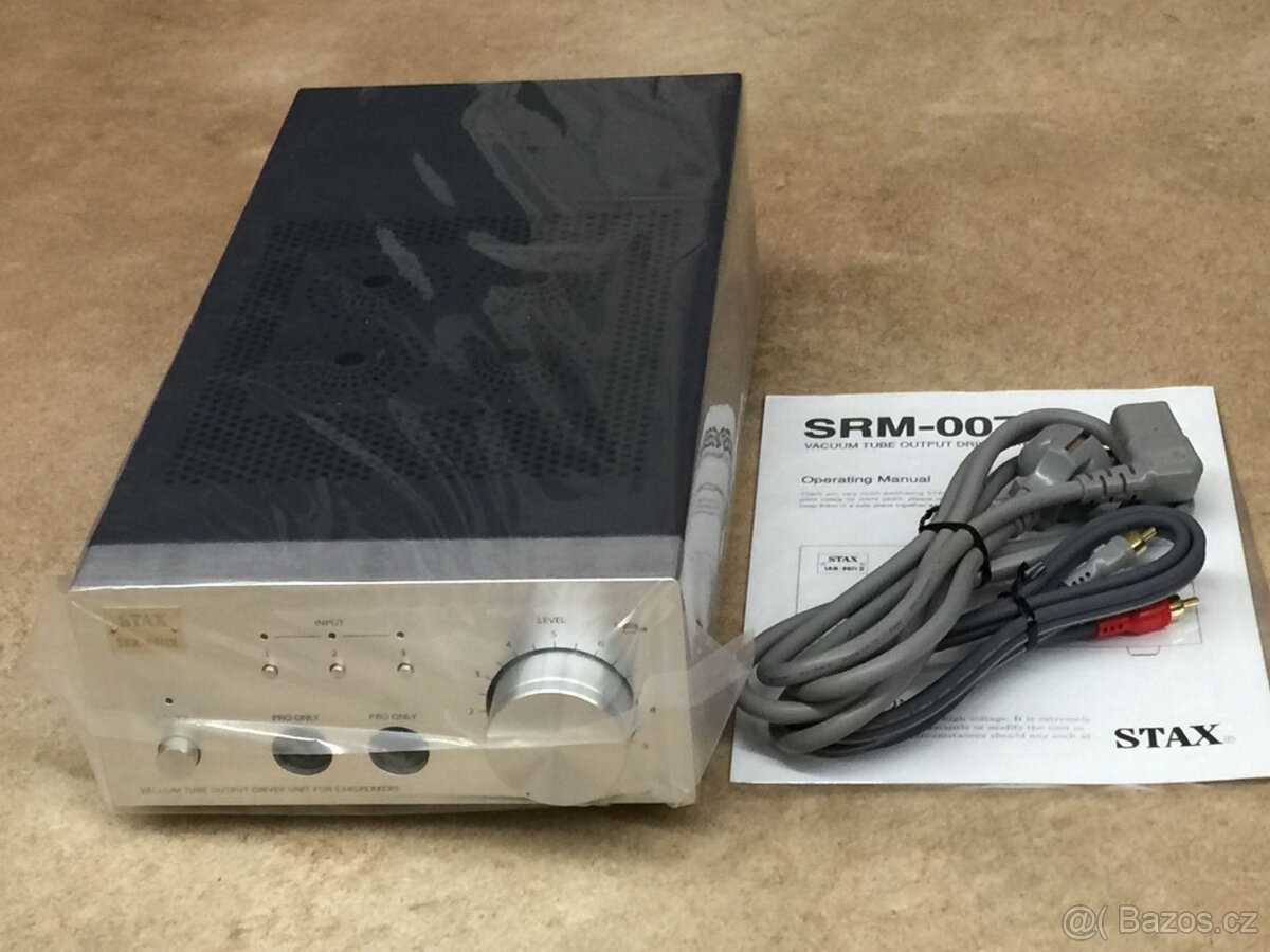 Sluchátkový zesilovač Stax SRM 007 t MK 2