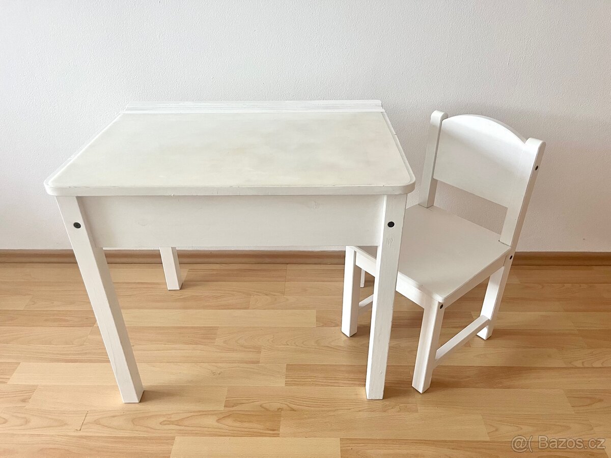 Dětský stolek s židličkou Ikea Sundvik