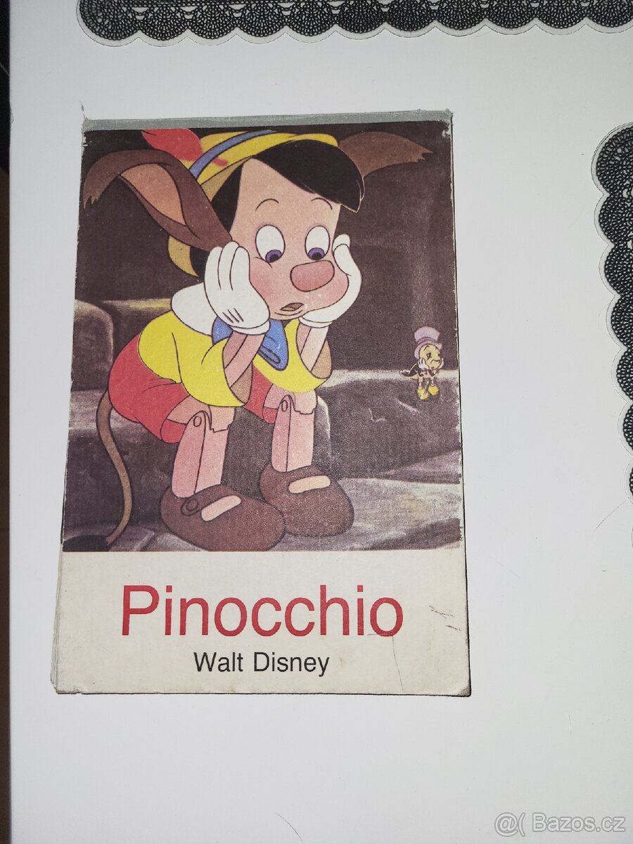 Kniha pinocchio walt Disney