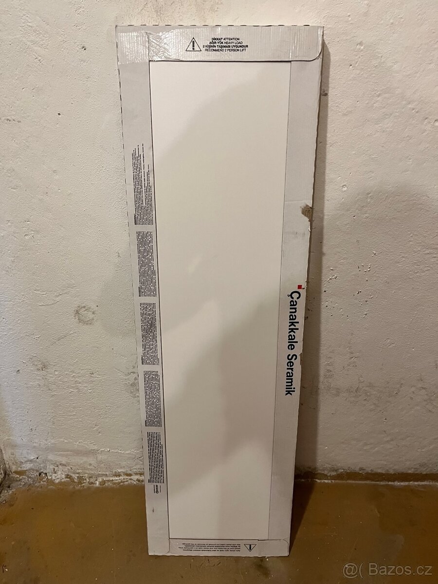 Obklad Kale Shiro Bloom white 33x110 cm mat
