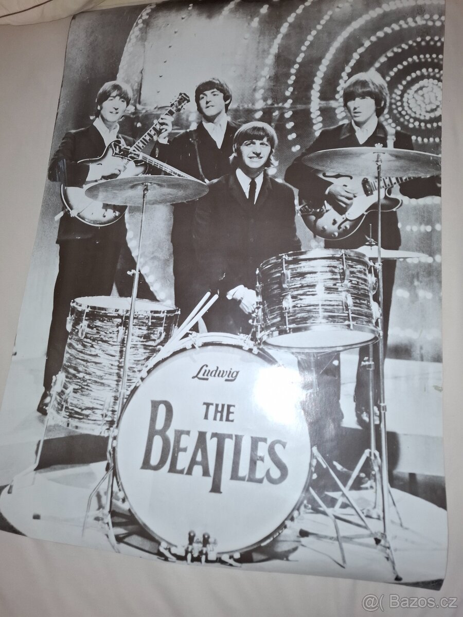 Plakát Beatles 87 x 61 cm