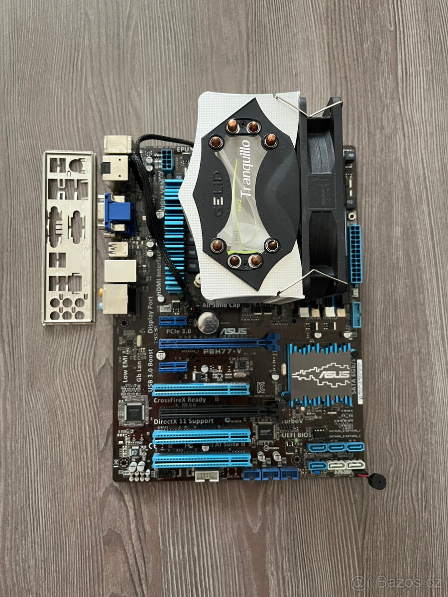 Zákl. deska, CPU, RAM, chladič - funkční komponenty