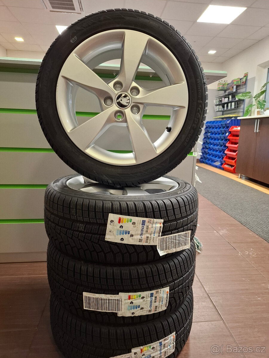 Nová zimní sada Škoda Fabia III, Rapid 215/45 R16 Hankook