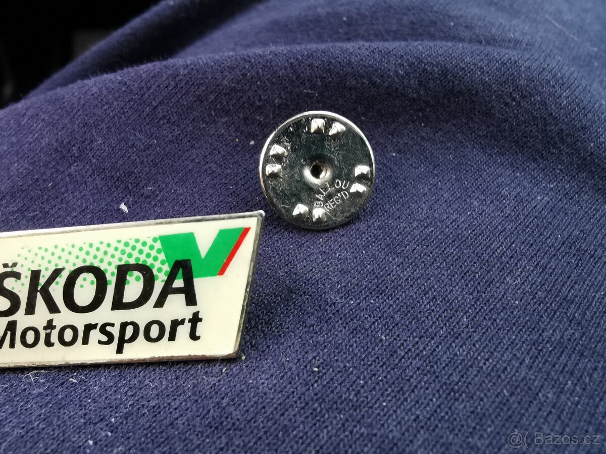 Ballow Reg'd odznak MOTOSPORT Škoda