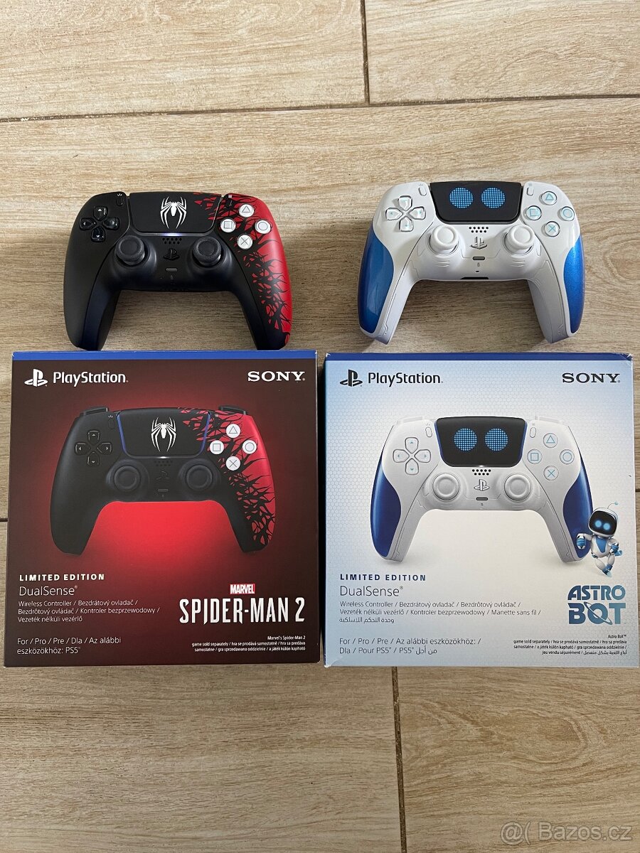 PlayStation Dualsense Spider-man, Astro Bot limitované edice