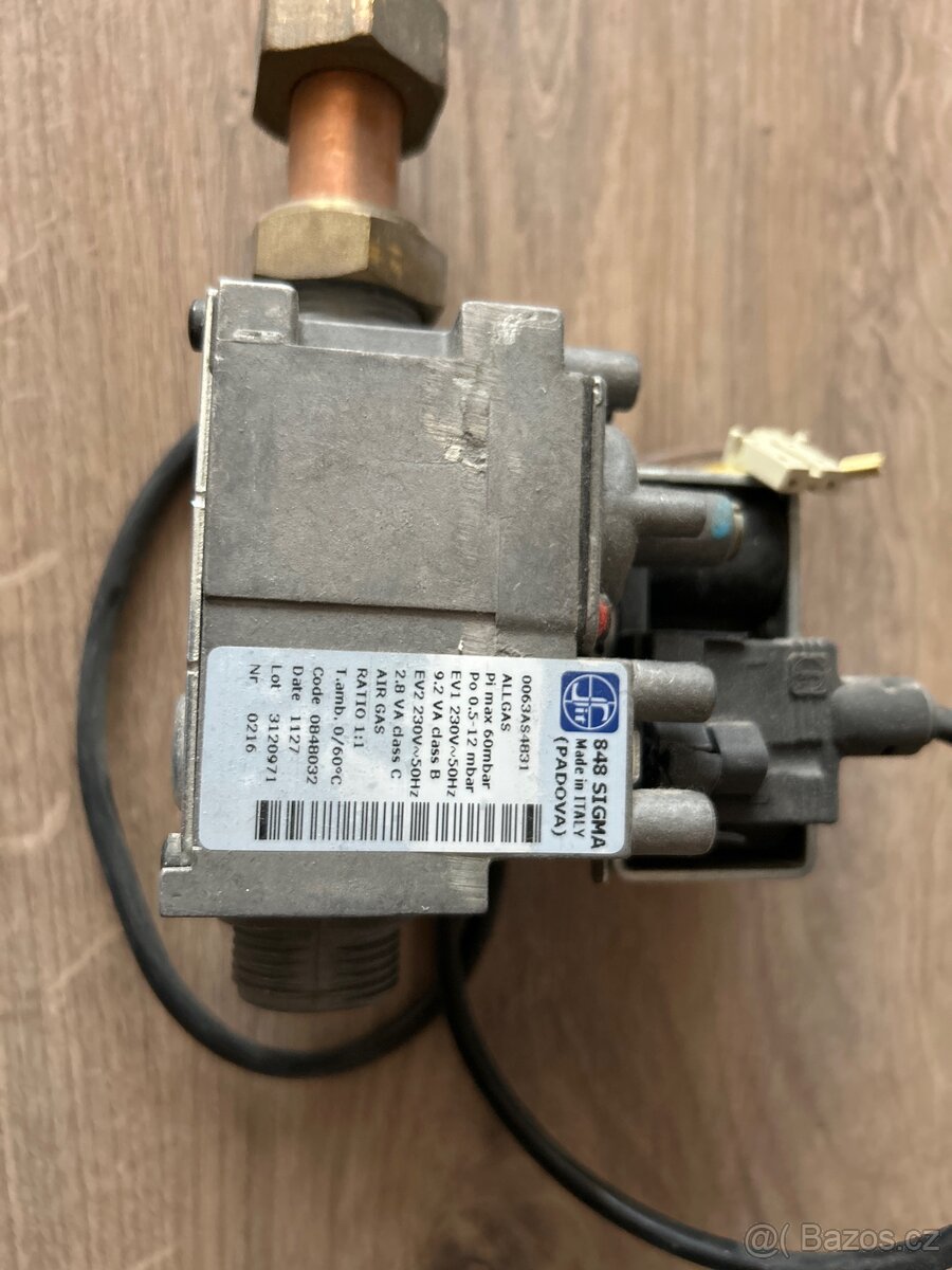 Plynový ventil Sigma 848