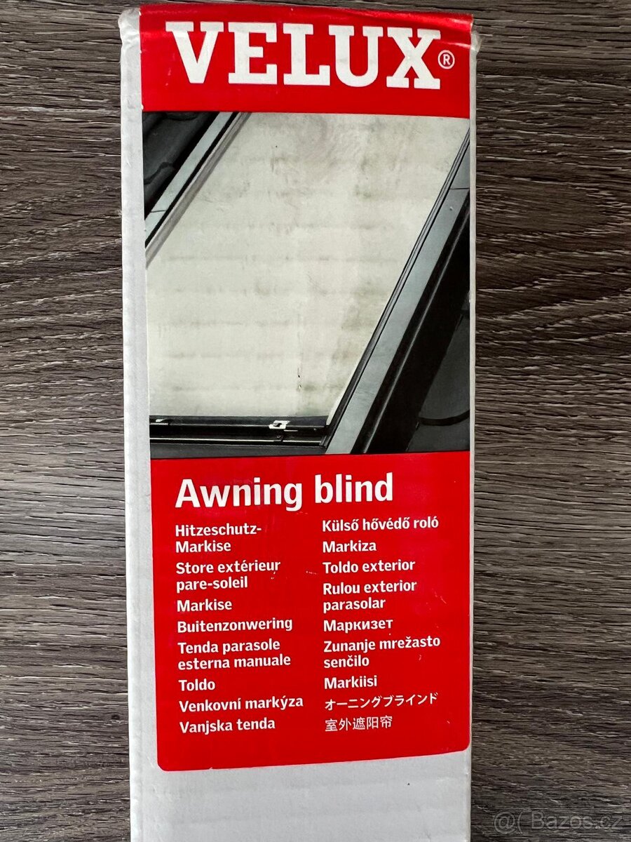 Venkovní markýza VELUX