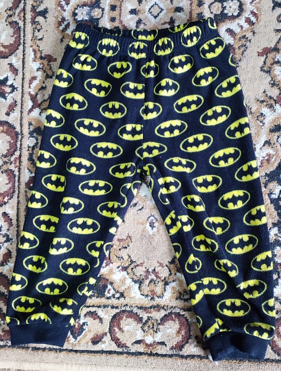 Dětské fleecové kalhoty Batman, vel. 98