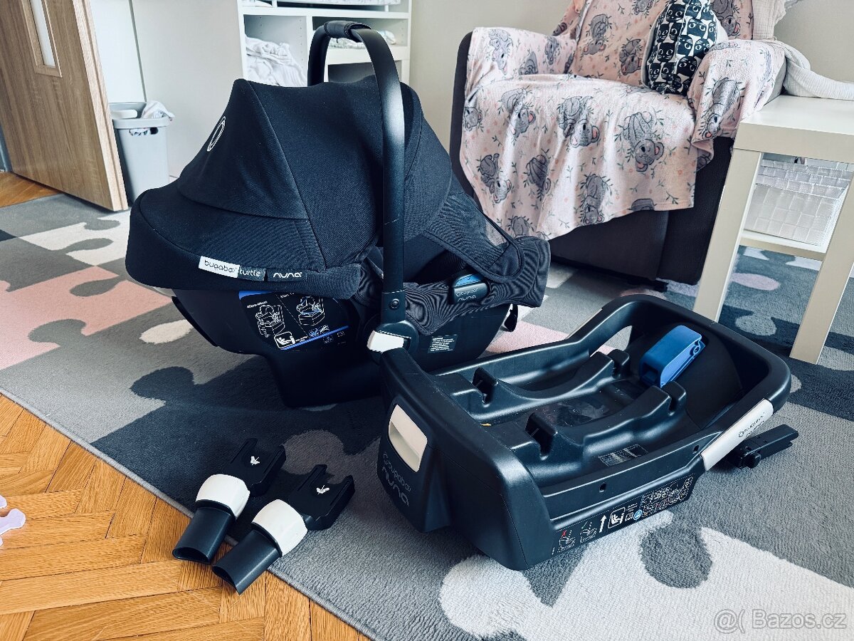 Autosedačka Bugaboo Turtle Air + isofix základna + adaptér