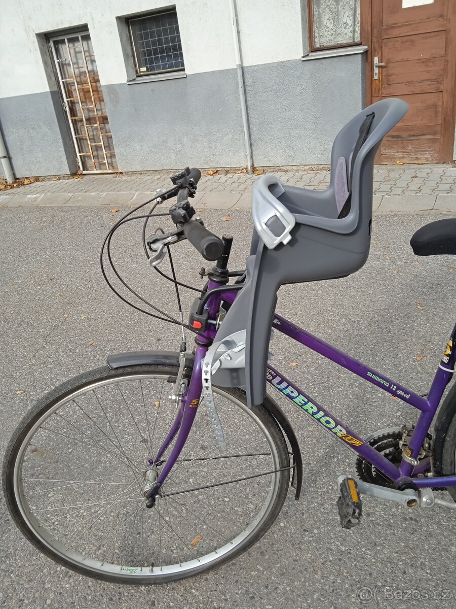 Sedačka na přední řídítka