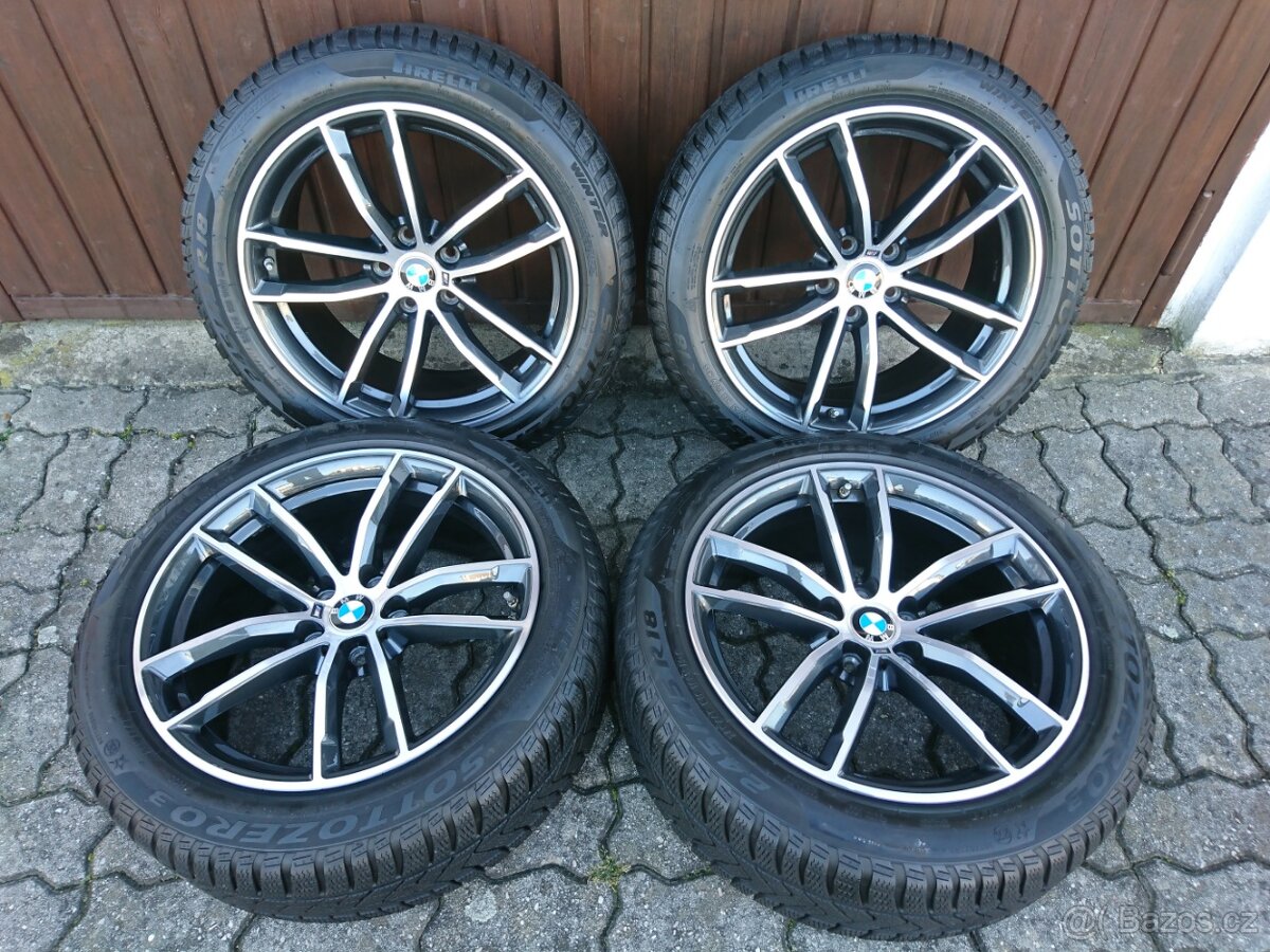 BMW 5 G30,31 M662 originální zimní alu kola 245/45/R18 5x112