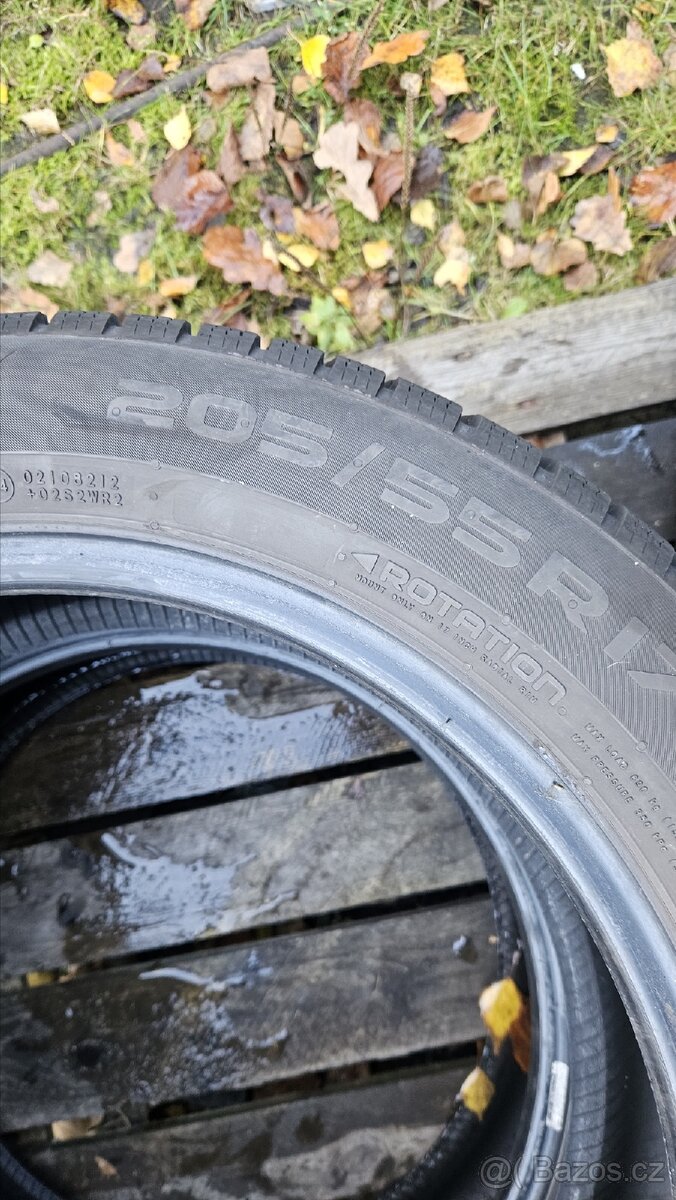 Zimní 2ks Pneu 205/55/R17 Nokian