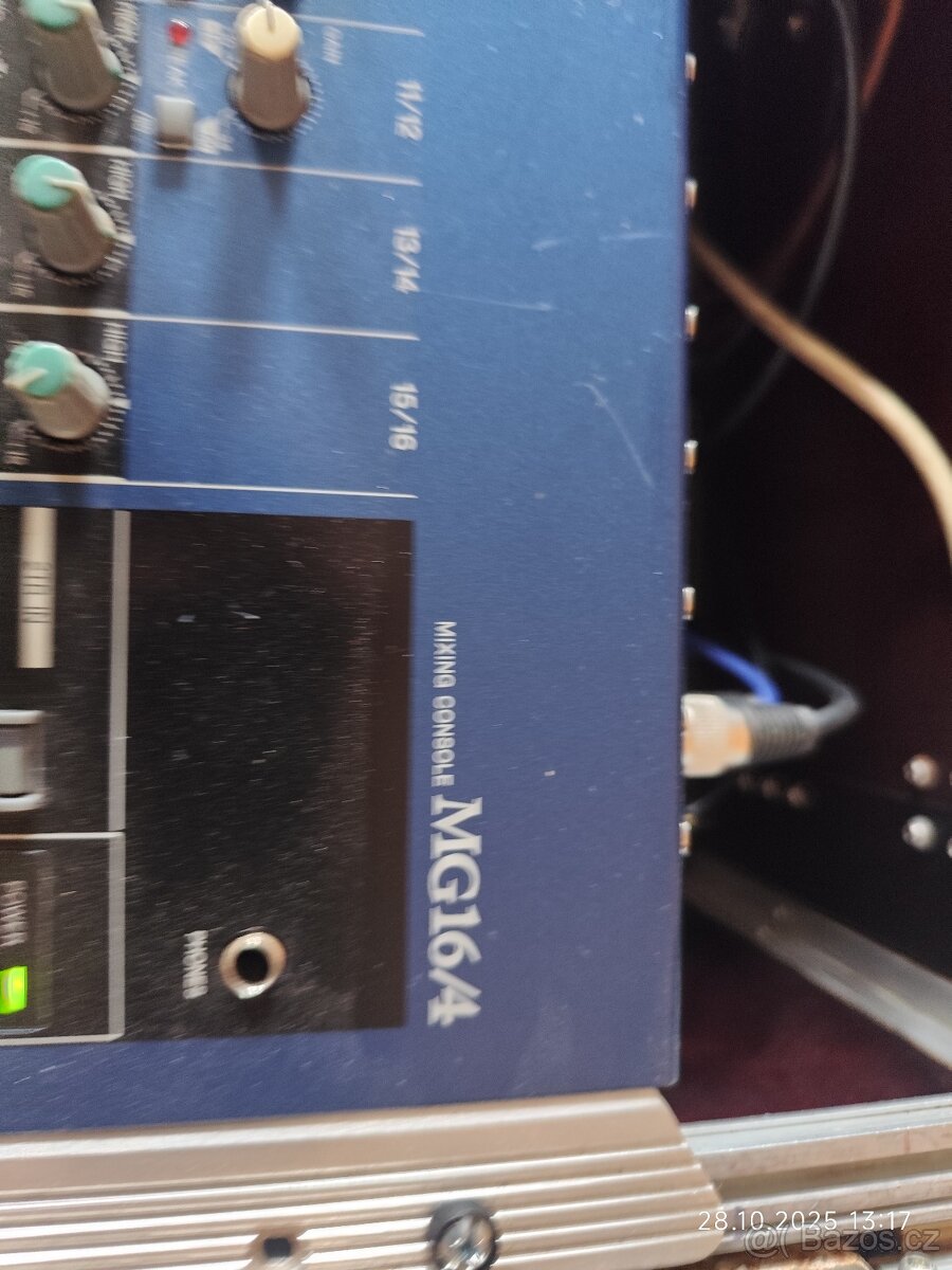 Mix Yamaha 16/4, 2x míč Rh sounds, rack