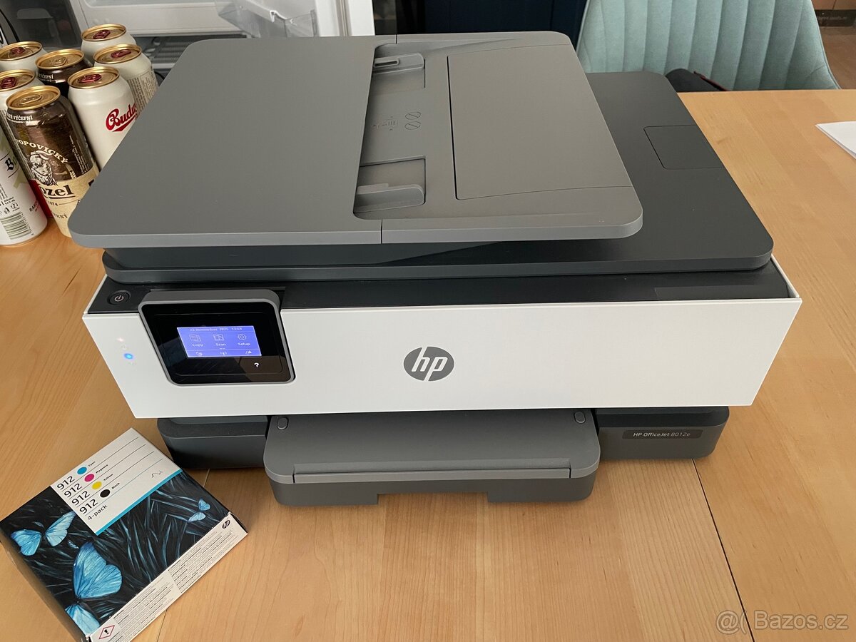 HP All in One 8012e tiskárna s novým inkoustem