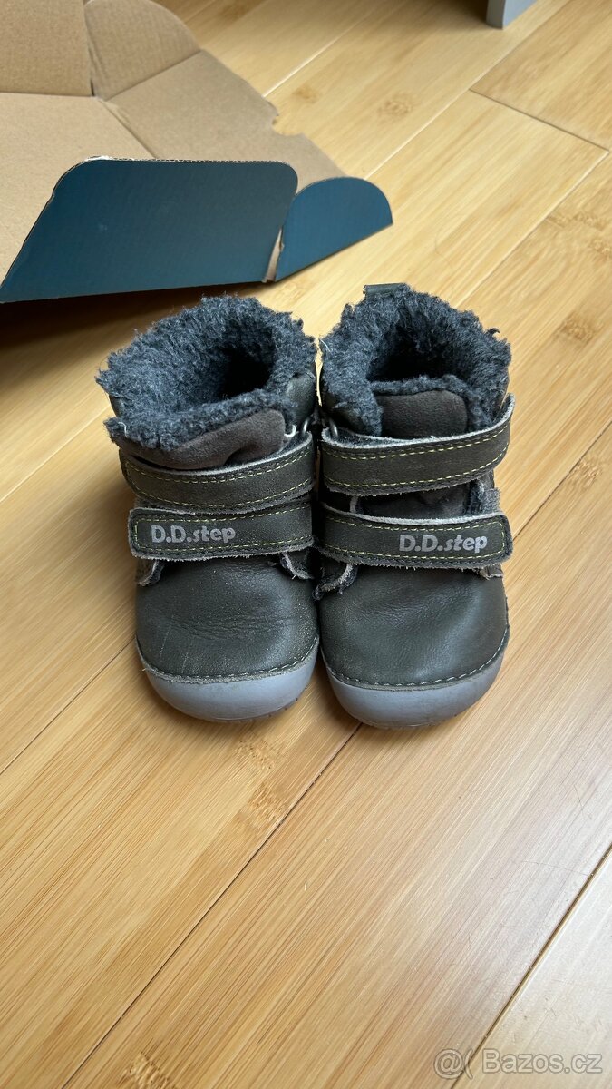 Zimni zateplené barefoot boty DDstep vel. 21