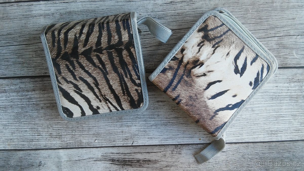 Pouzdro na CD/DVD, 20ks, tygří motivy