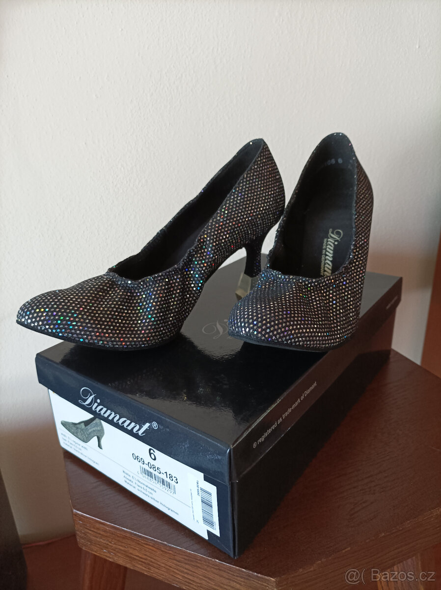 Dámské taneční boty na standard Diamant vel.6 - ZÁNOVNÍ