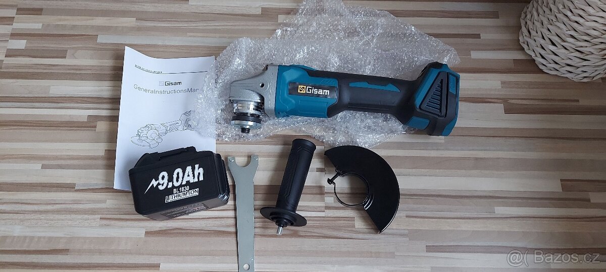 Aku úhlová bruska ø125mm,bez Aku(Makita),4rychlostní,NEW