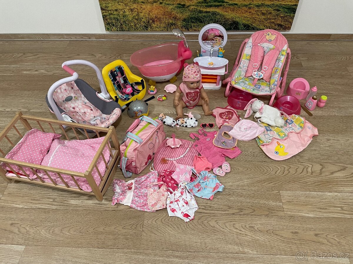 Panenka Zapf Creation BABY born s příslušenstvím