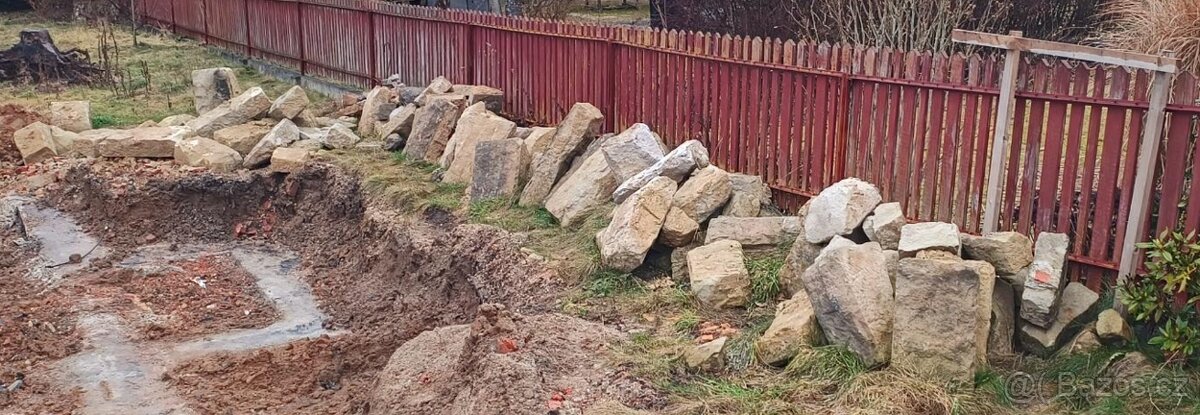 Prodám pískovcové bloky, štuky.