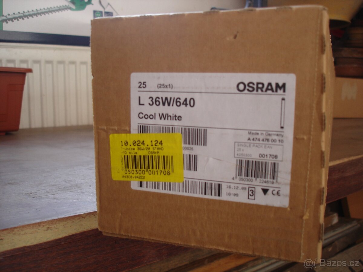 Zářivky Osram L 36W 640 Cool White 20 ks