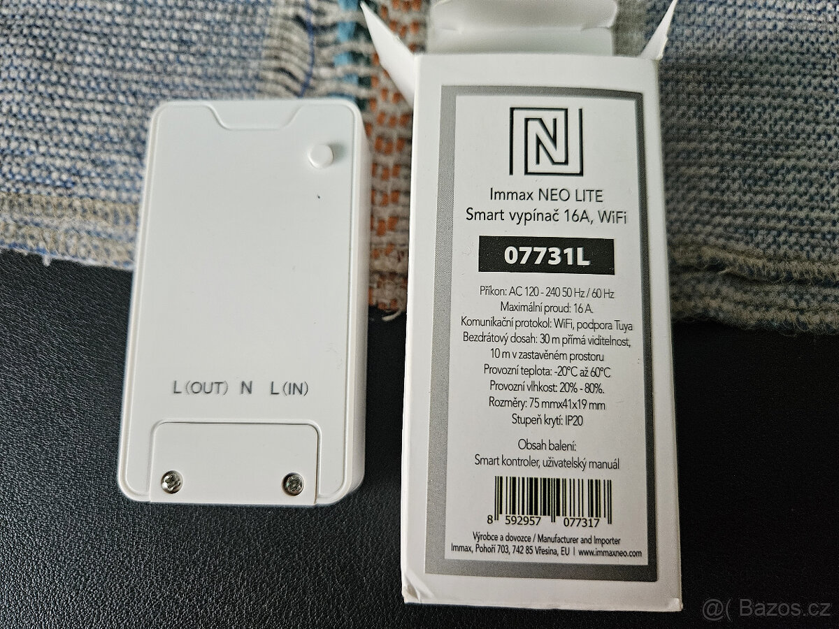 Smart vypínače a kontroler IMMAX NEO LITE + záruka
