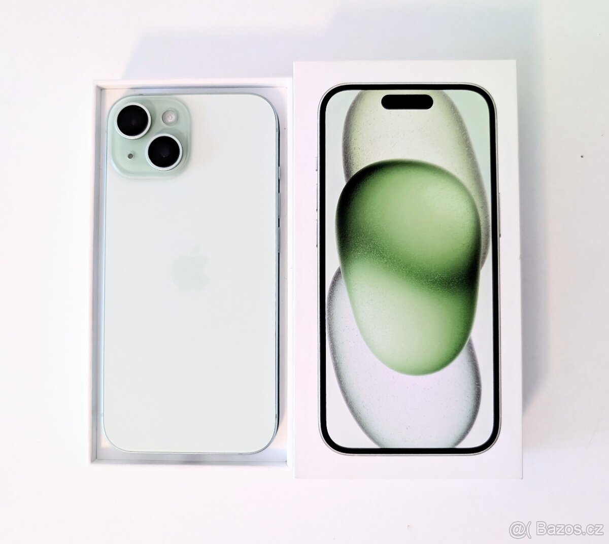 Apple iPhone 15 128GB Mint jako NOVÝ