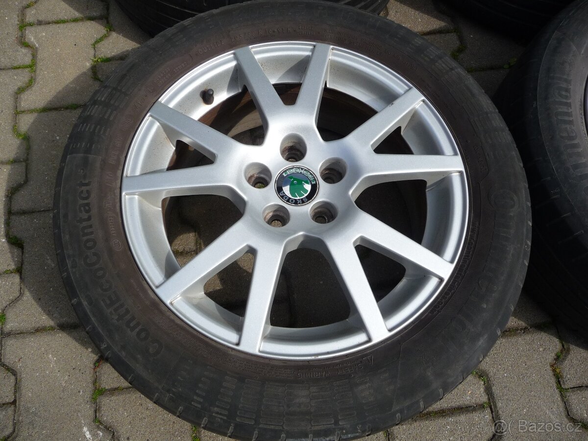 SADA ALU 16 ŠKODA SPIDER OCTÁVIA I RS 5x100 ET42 - 205/55R16