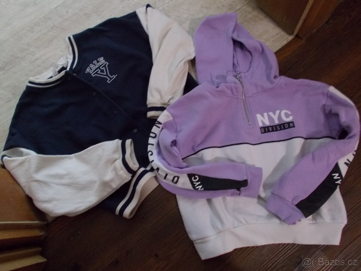 BUNDOMIKINA + MIKINA ZN H&M VEL 134/146