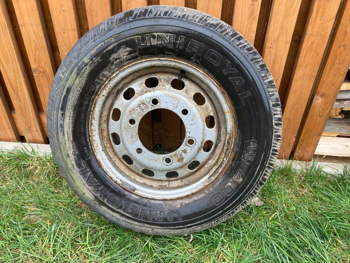 Pneu s plechem Uniroyal 225/70 R15 C letní dodávka
