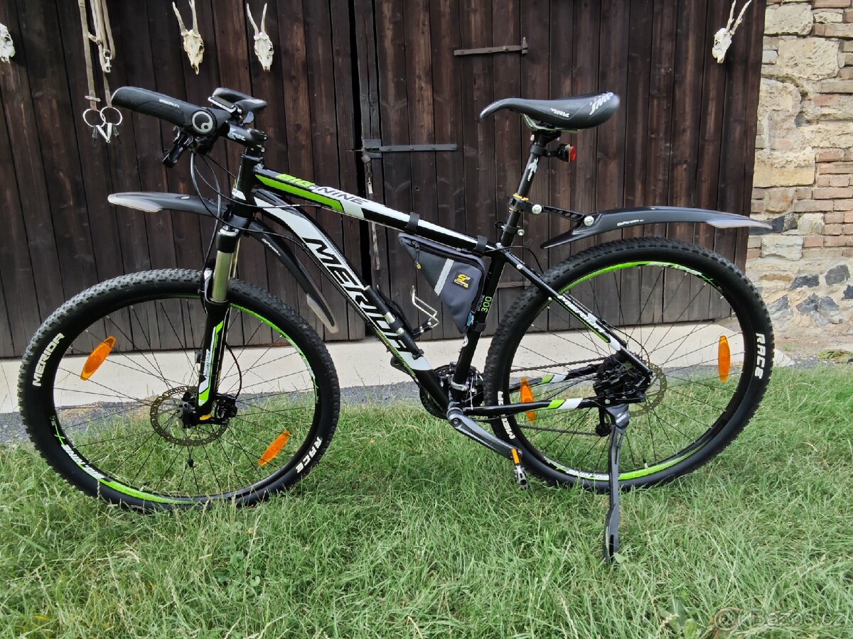 Horské kolo Merida Big Nine 300 19" černo zeleno bílá