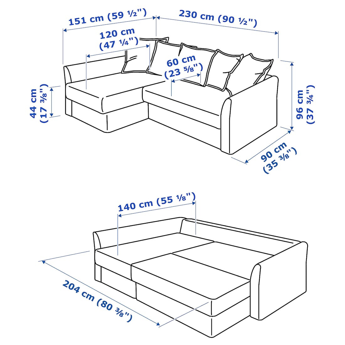 Holmsund pohovka ikea
