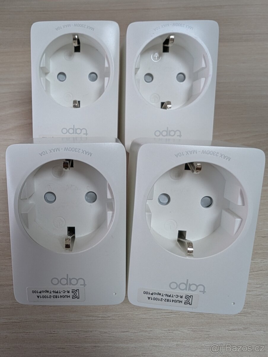 4x Tapo P100, Typ F (německá zásuvka)