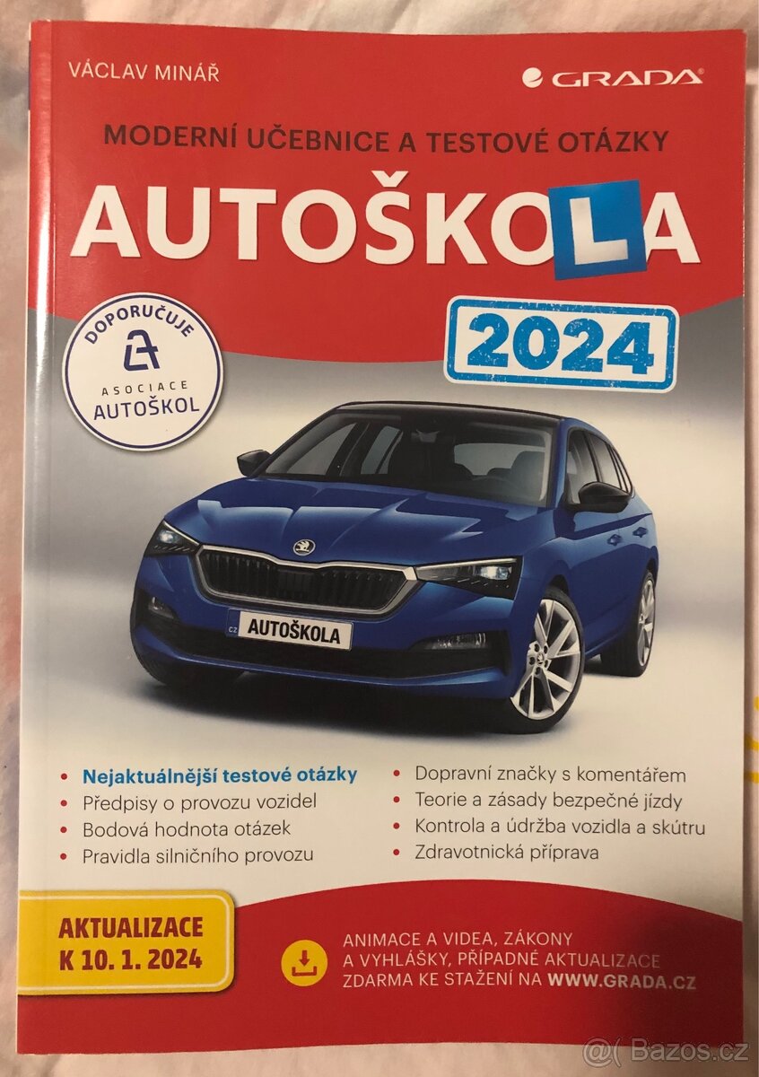 Učebnice autoškola 2024