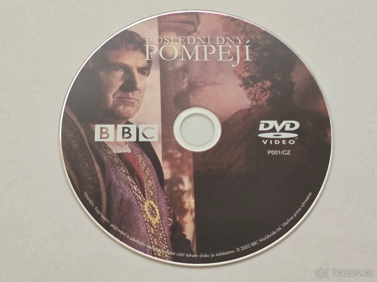 POSLEDNÍ DNY POMPEJÍ (DVD dokument, CZ dabing)