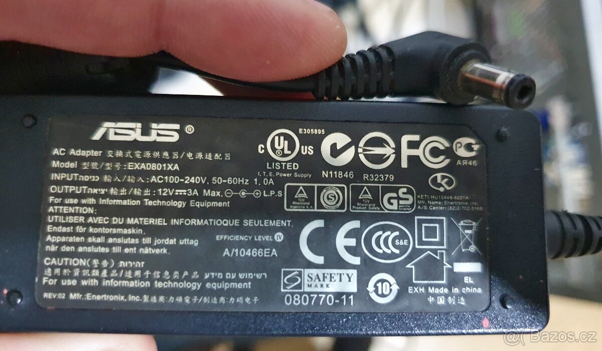 Nabíječka pro Asus Netbook  EXA0801XA 12V 3A 36W
