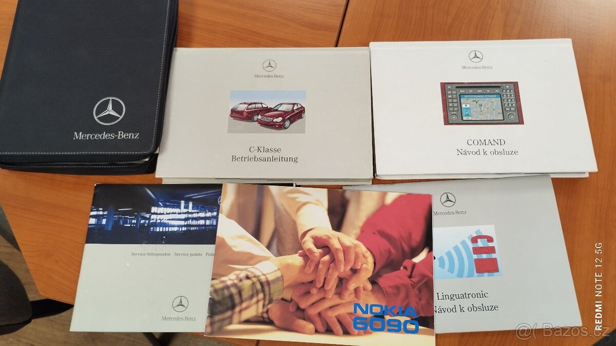 NÁVOD PRO UŽIVATELE NĚMECKY MERCEDES C W203