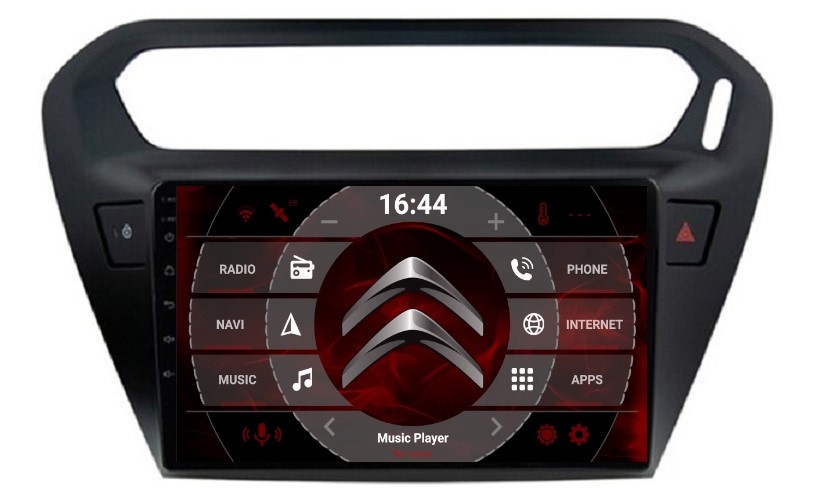 9" Citroen C-Elysse black - Android 13/14 - Gps