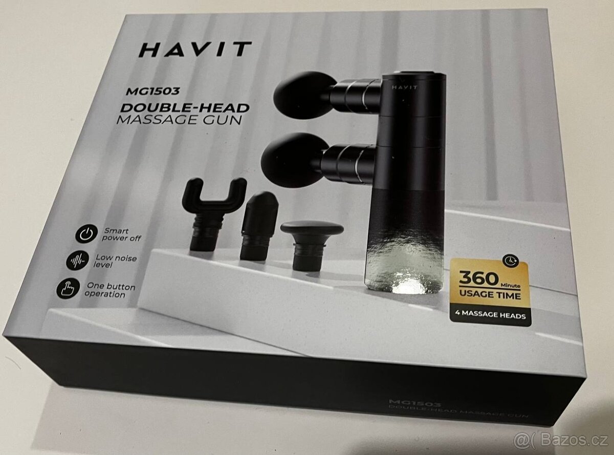Havit Double-Head Masážní pistole