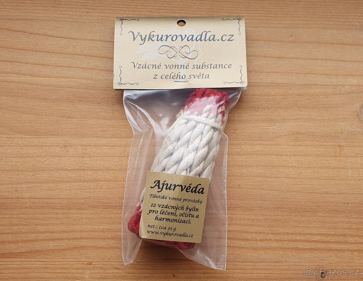 Tibetské vonné provázky Ajurvéda, 25ks, 25g