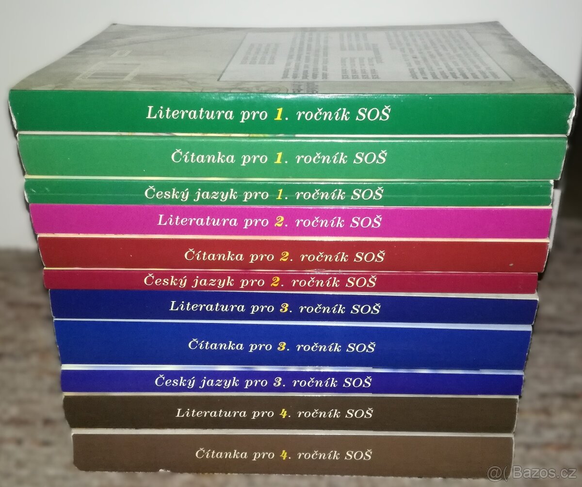 Učebnice český jazyk, literatura, čítanka