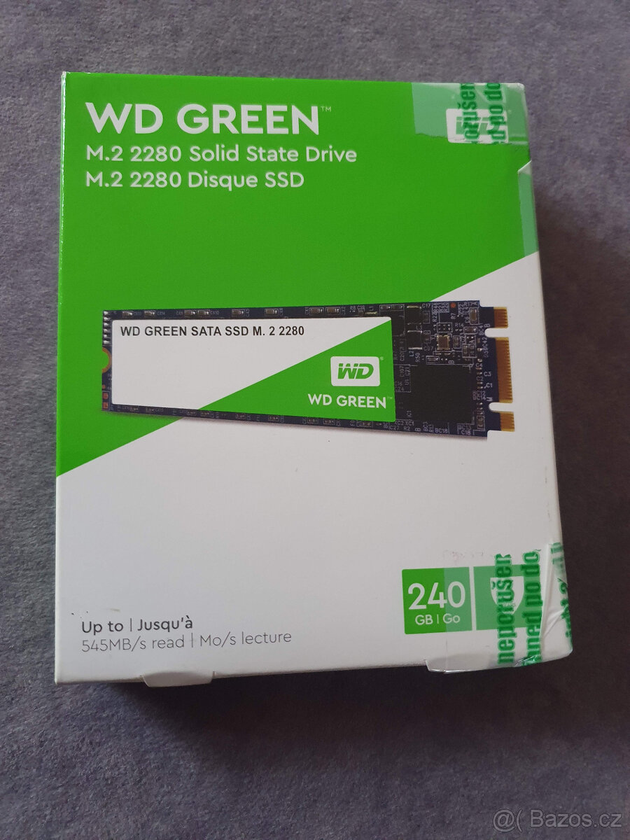 SSD Disk WD GREEN M.2 2280 240GB WDS240G2G0B
