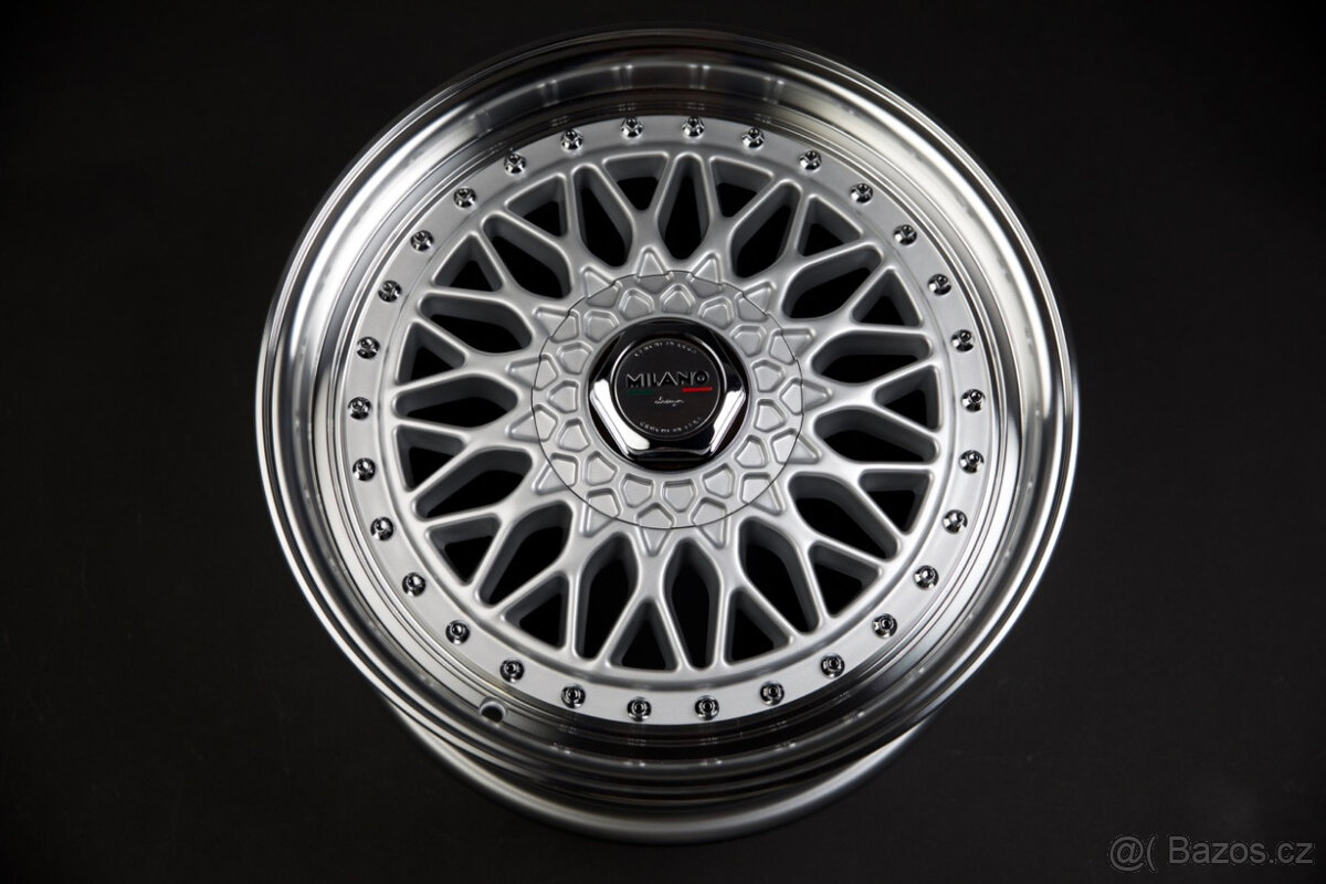 Alu kola 16" 4x100/108 Riccardo silver/gold