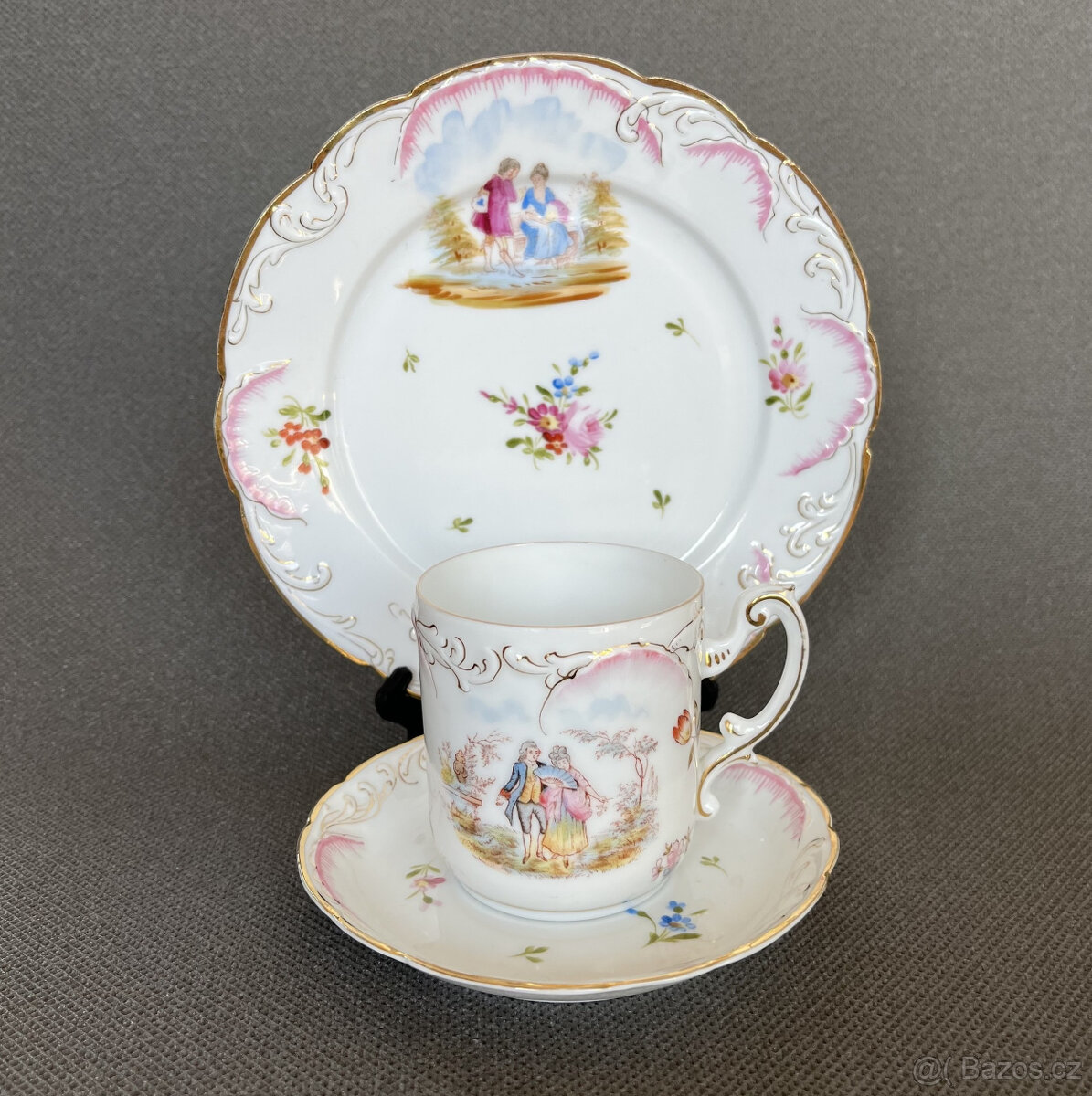 Rosenthal Starožitná snídaňová sada Louise XIV 1891-1906